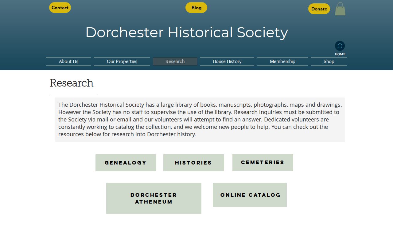 Summerville city directory research at the Dorchester Historical Society